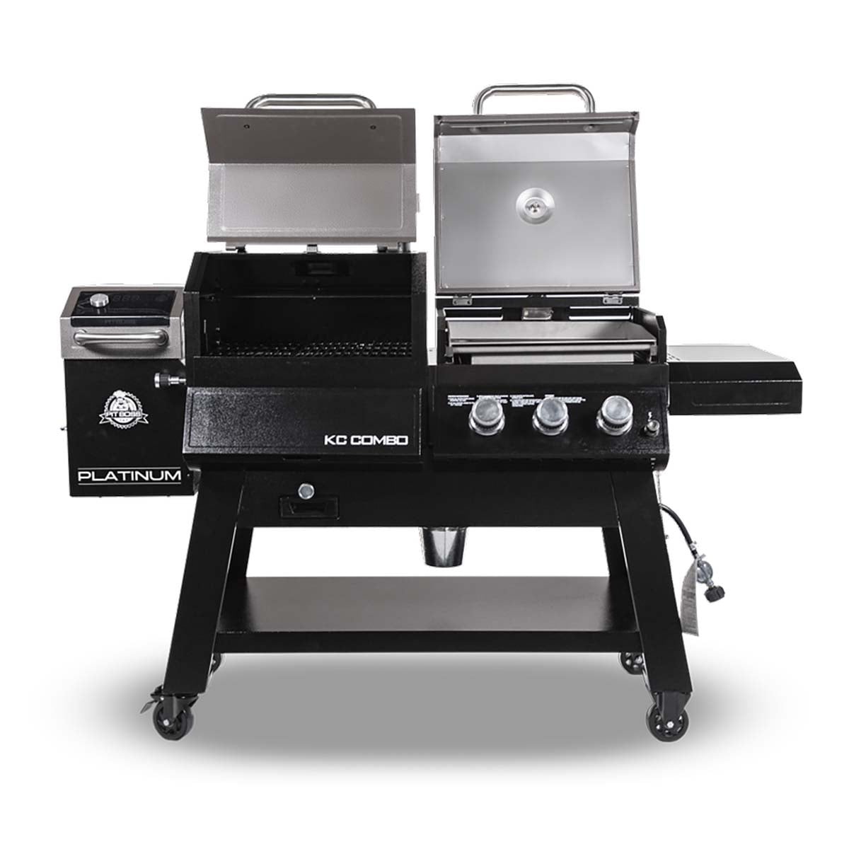 Boss Platinum KC Combo. Wi-Fi? and Bluetooth? Wood Pellet and Gas Grill