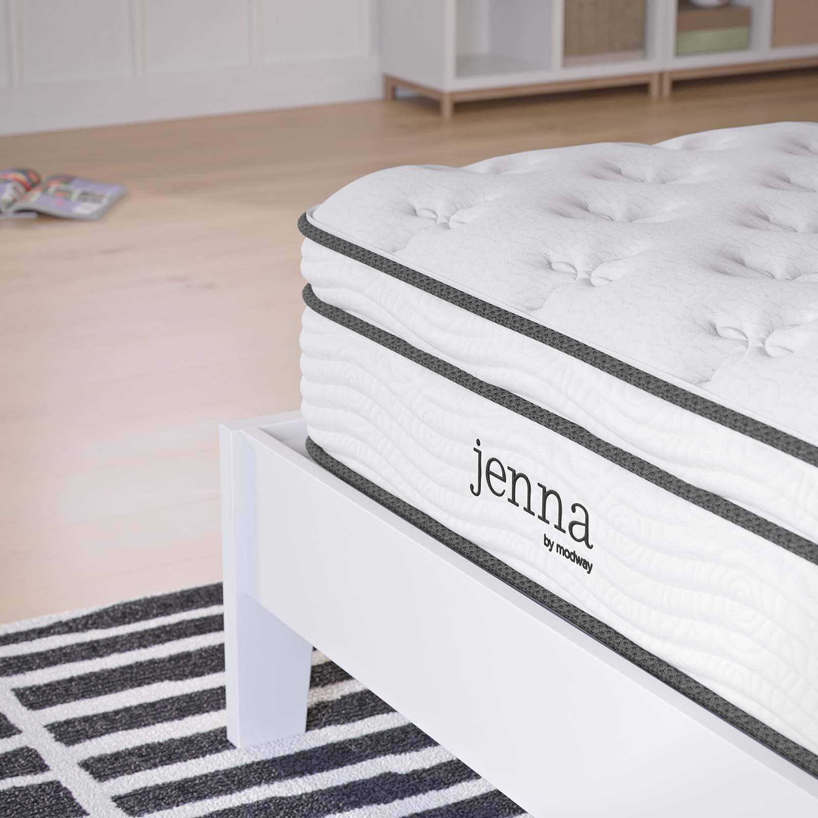 Jenna 10 Twin Innerspring Mattress. Multiple Colors