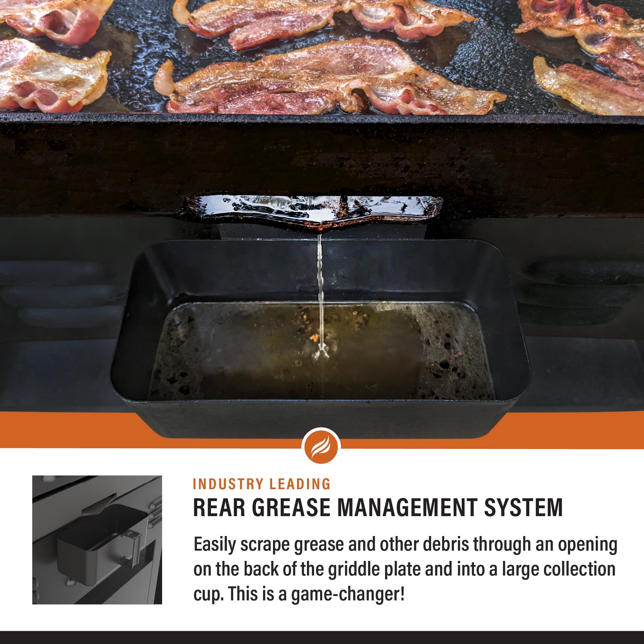 4-Burner 36 Griddle with Air Fryer and Hood