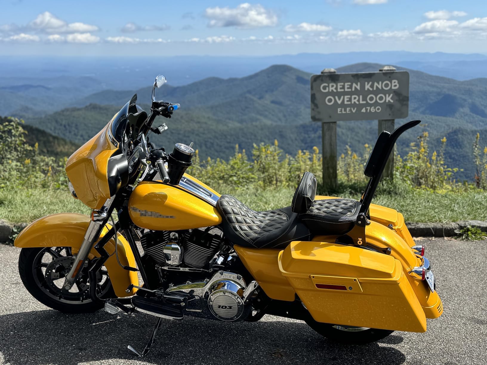 26 Height Black Sissy Bar Compatible for Harley Davidson Touring Models