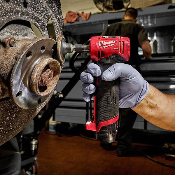 M12 FUEL 12V Lithium-Ion High Speed 3/8 in. Ratchet w/ (1) 1/4 in. Right Angle and (1) 1/4 in. Straight Die Grinder