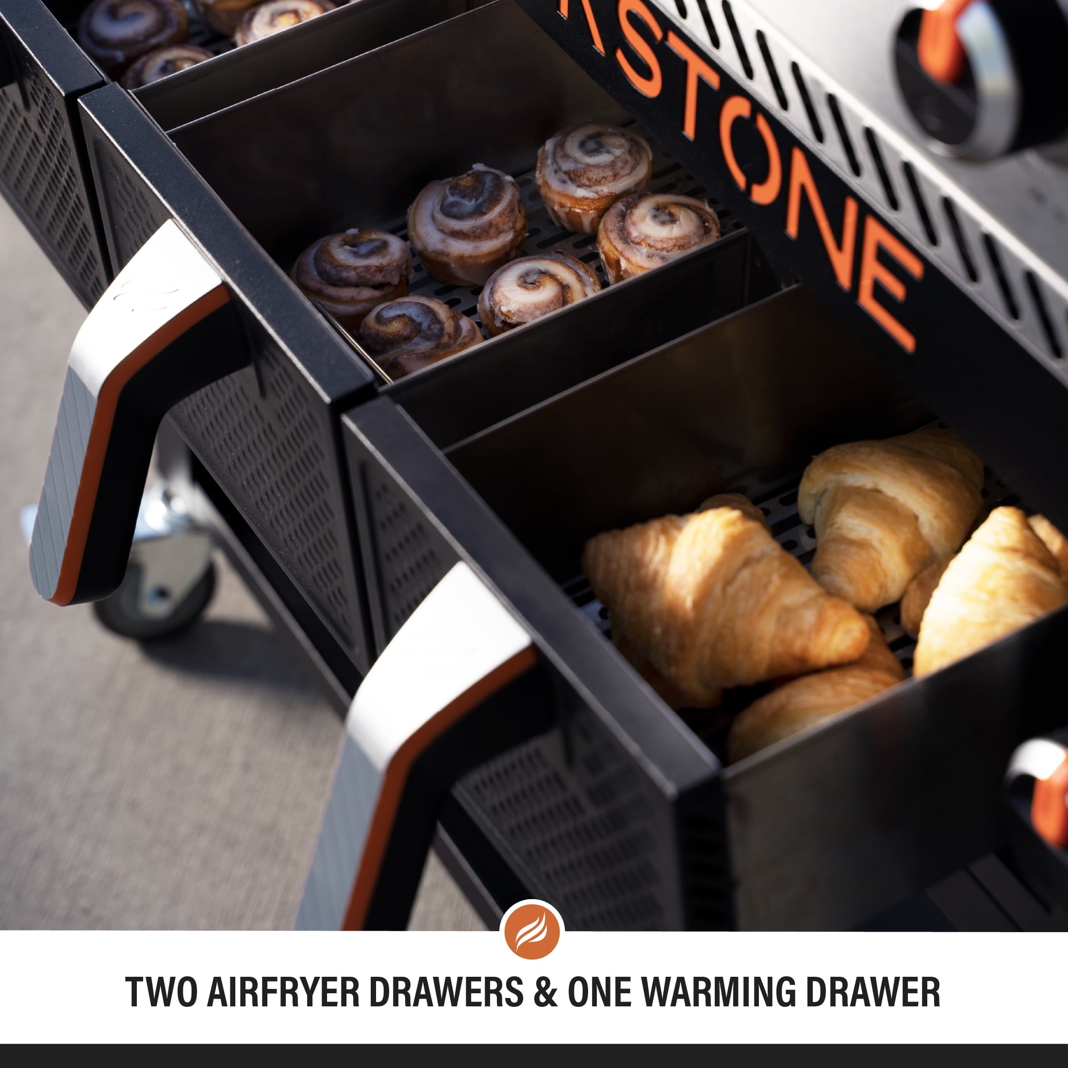 4-Burner 36 Griddle with Air Fryer and Hood