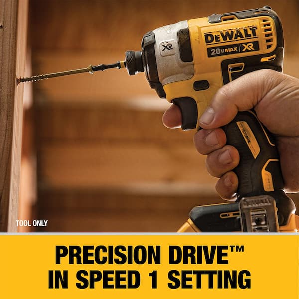 20V MAX XR Cordless Brushless 3-Speed 1/4 in. Impact Driver with (1) 20V 5.0Ah Battery and Charger